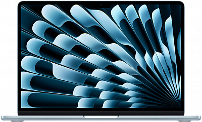 Ноутбук Apple MacBook Air 15" (M4, 2025) 24 ГБ, 512 ГБ SSD, "небесно-голубой"